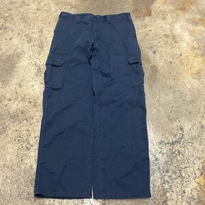Dickies Cargo Pants Men’s 36 x 32 Navy Baggy Streetwear Workwear Casual Comfy